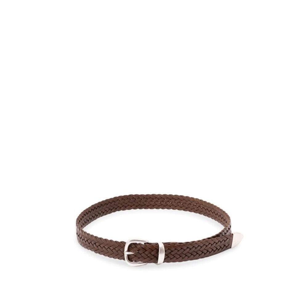 Anderson's Men Leather Woven Belt